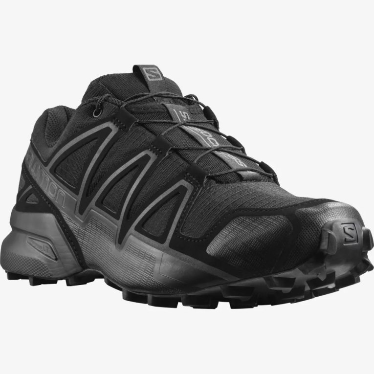 Salomon Speedcross 4 Wide Forces Men's Tactical Boots Black | CA 62D94